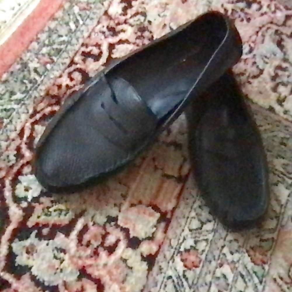 Brooks Brothers navy blue driving moc